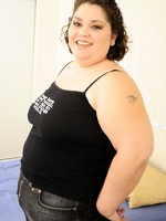 this big brunette babe gets her rolls rammed from behind